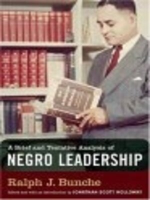 cover image of A Brief and Tentative Analysis of Negro Leadership